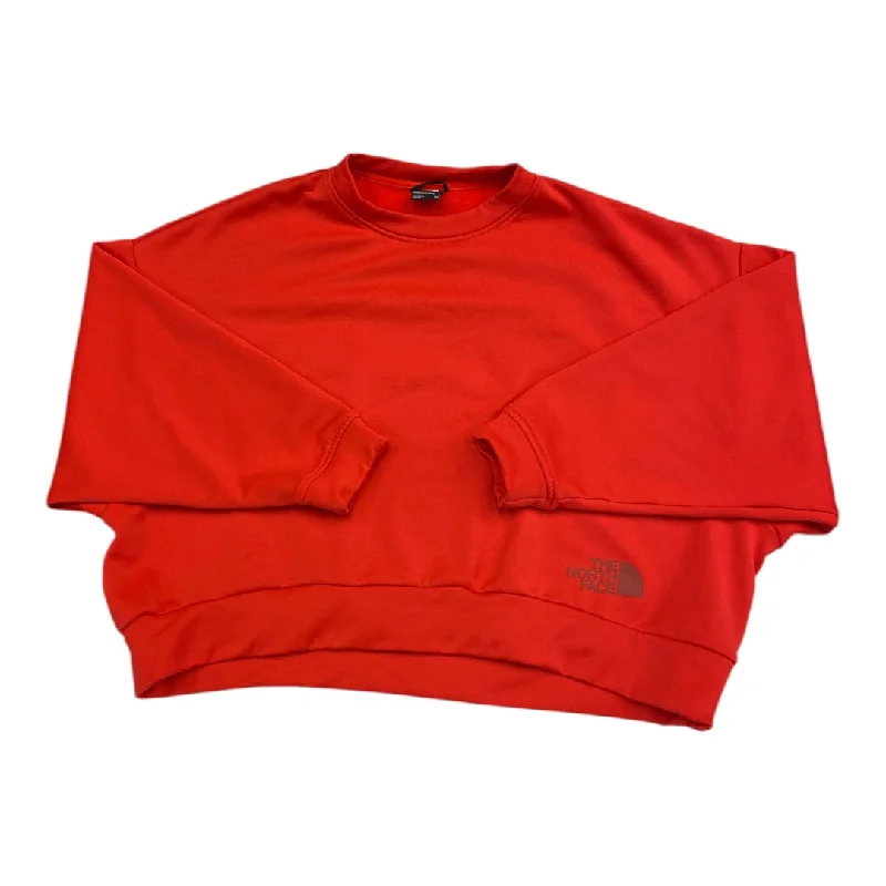 Athletic Sweatshirt Crewneck By The North Face In Red, Size:Xxl Dynamic Men's Moto