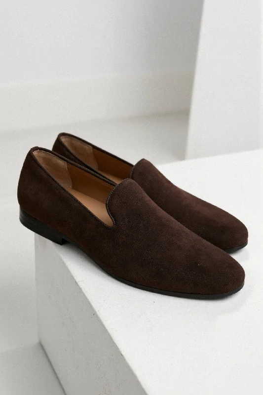 Old Money Men's Suede Leather Non-slip Loafer Shoes Sporty Men's Athleisure 