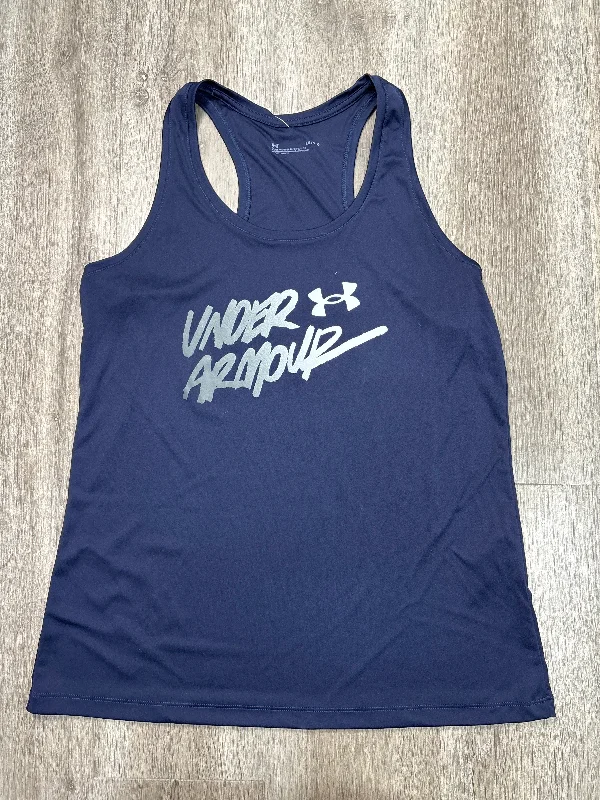 Athletic Tank Top By Under Armour In Blue, Size: L Modern Men's 