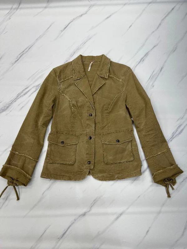 Blazer By Free People In Tan, Size: S Classic Men's Pin