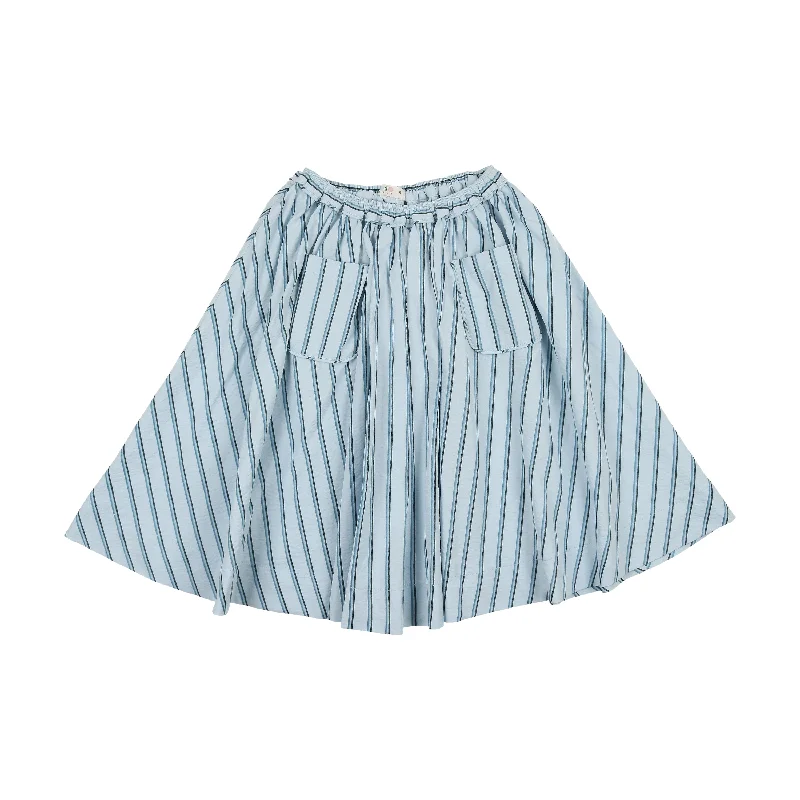 Coco Blanc Pocket Skirt Blue Linear Classic Men's Pin