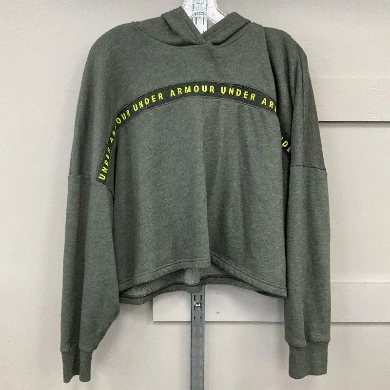 Sweatshirt Hoodie By Under Armour In Green, Size: Xl Trendy Men's Bucket