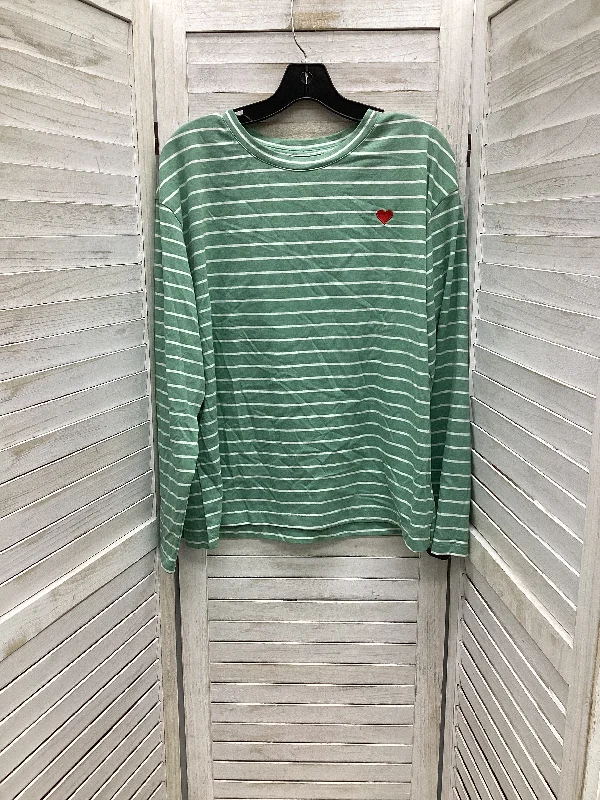 Top Long Sleeve By A New Day In Striped, Size: L Refined Men's Classic 