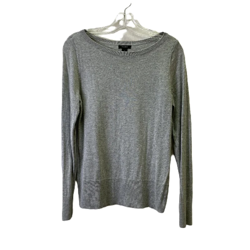 Top Long Sleeve Basic By Halogen In Grey, Size: S Luxurious Men's High