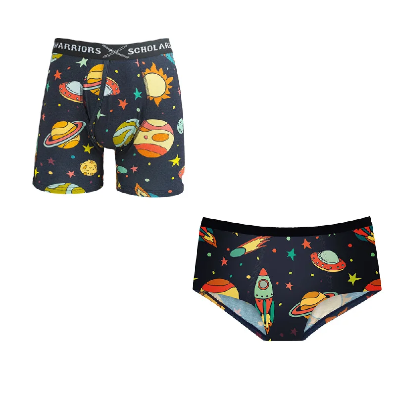 Matching Pairs Cheeky/Boxer - Galileo Modern Men's 