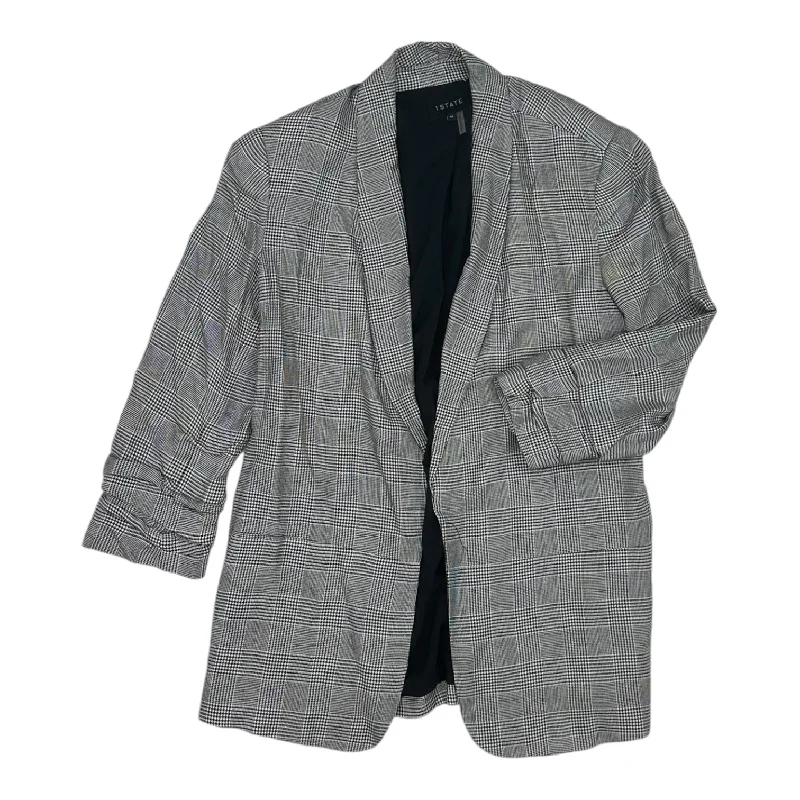 Blazer By 1.State In Black & White, Size:M Sophisticated Men's French