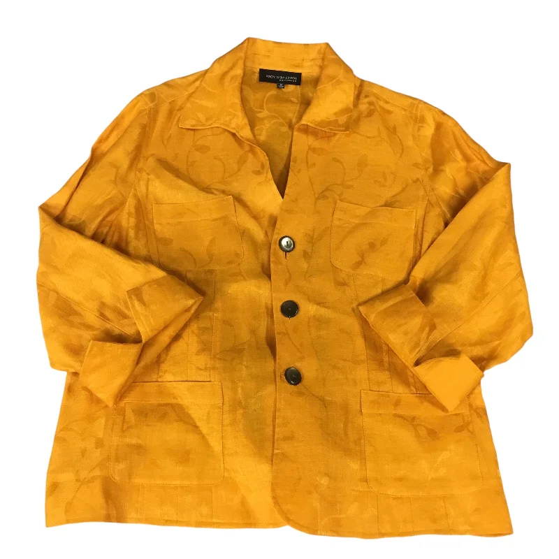 Blazer By Jones New York In Yellow, Size: 16 Monochromatic Office Style