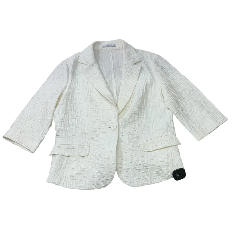 Blazer By Donna Degnan In Cream, Size: L Stylish Men's Neon