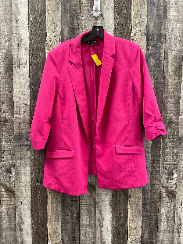 Blazer By Inc In Pink, Size: Xlp Monochromatic Office Style