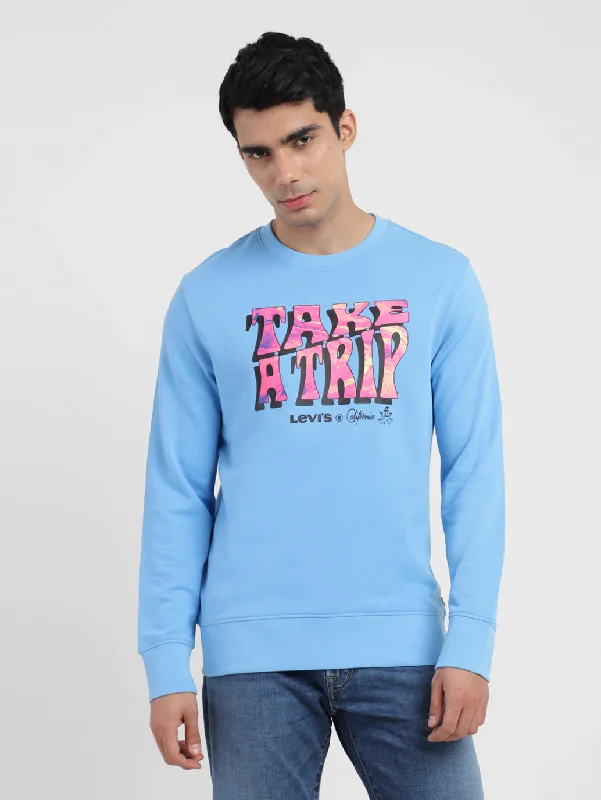 Men's Printed Crew Neck Sweatshirt Dynamic Men's High