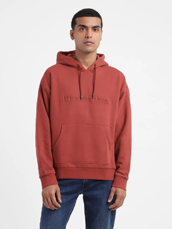 Men's Solid Hooded Sweatshirt Cool Men's Distressed