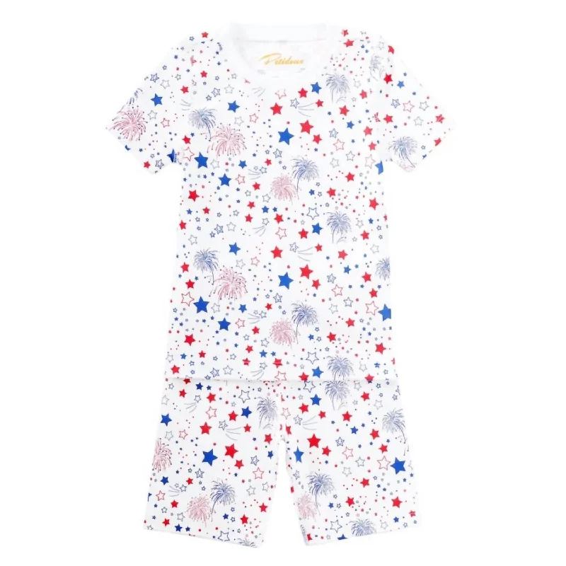 Kids' Summer Pajamas In Celebration Athletic Men's High