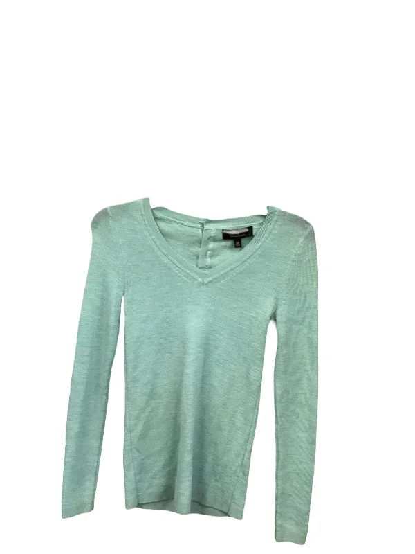 Top Long Sleeve By Banana Republic In Aqua, Size: Xs Monochromatic All