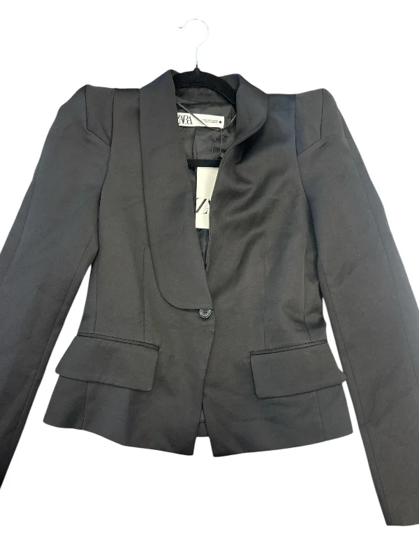 Blazer By Zara In Black, Size: Xs Artistic Men's Hand