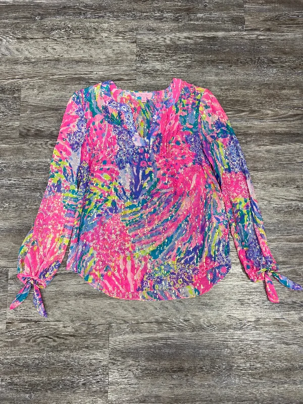 Multi-colored Top Long Sleeve Lilly Pulitzer, Size Xxs Traditional Men's Wool