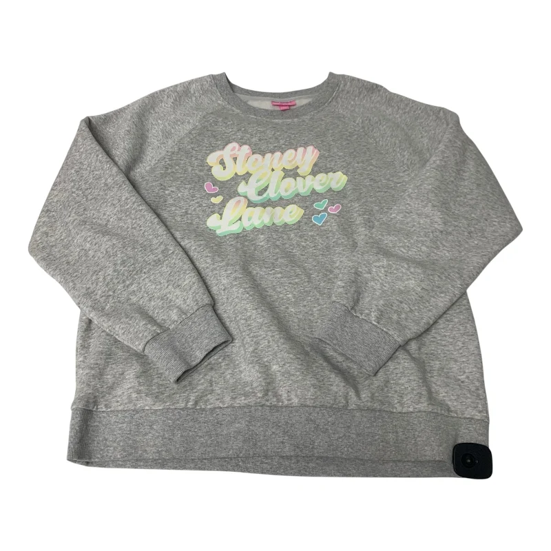 Sweatshirt Crewneck By Stoney Clover In Grey, Size: Xl Tough Men's Tactical