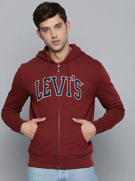 Men's Brand Logo Hooded Sweatshirt Practical Men's Quick