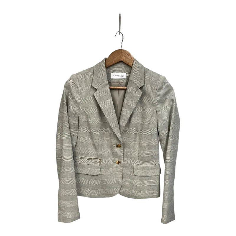 Blazer By Calvin Klein In Grey, Size: S Dynamic Men's High