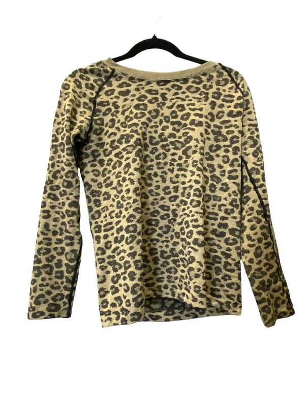 Top Long Sleeve By Cmc In Animal Print, Size: L Artistic Men's Avant