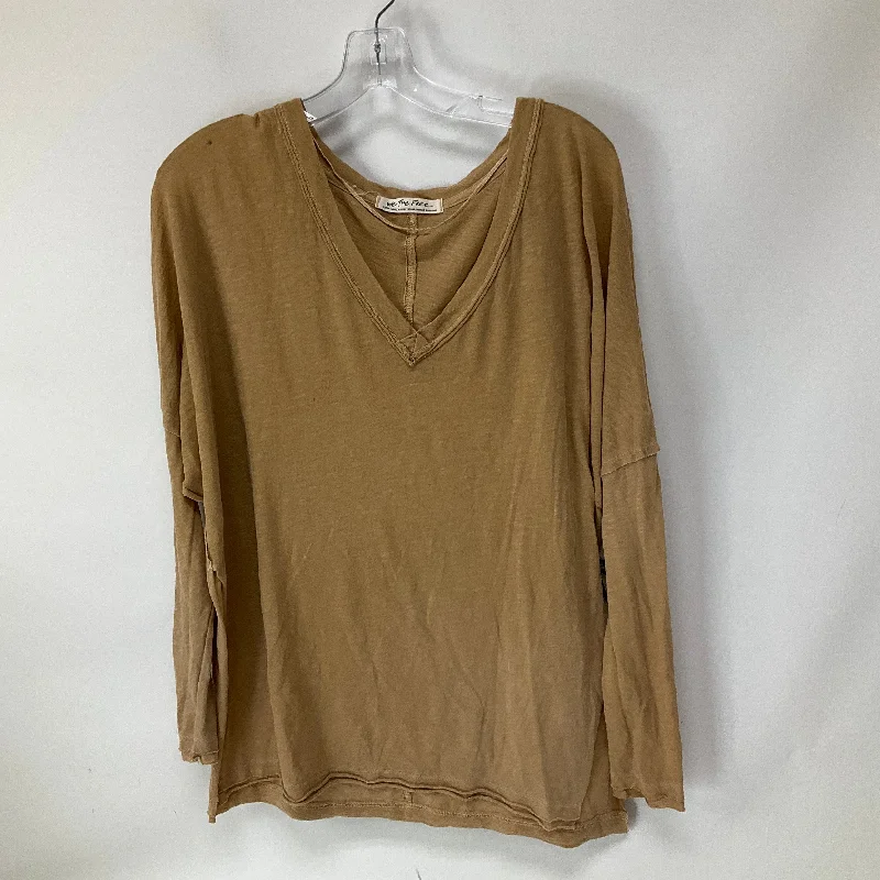 Tan Top Long Sleeve We The Free, Size Xs Practical Men's Multi