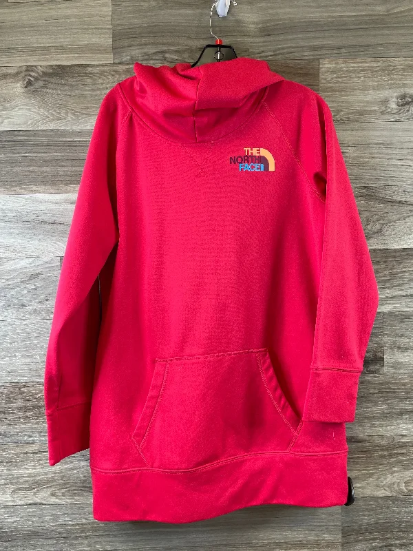 Sweatshirt Hoodie By The North Face In Coral, Size: L Refined Men's European