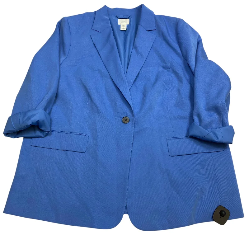 Blazer By H&m In Blue, Size: Xl Elegant Men's Cashmere