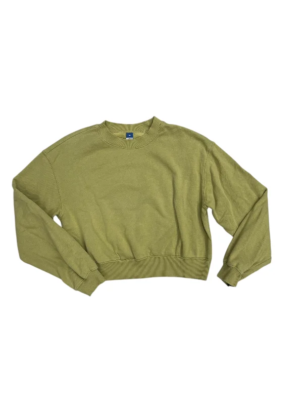 Sweatshirt Crewneck By Old Navy In Green, Size: Xs Refined Men's European