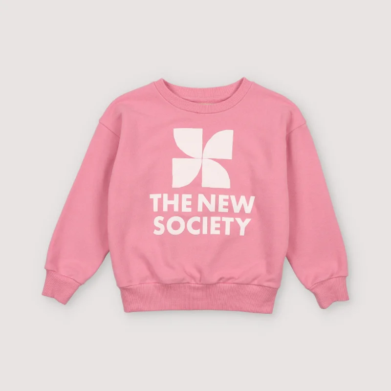 The New Society Mykonos Sweatshirt Hibiscus Refined Men's Velvet