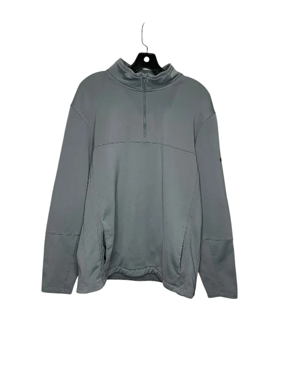 Athletic Sweatshirt Collar By Nike In Grey, Size: L Confident Men's Power