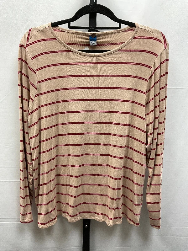 Top Long Sleeve By Old Navy In Striped Pattern, Size: L Relaxed Men's Beach