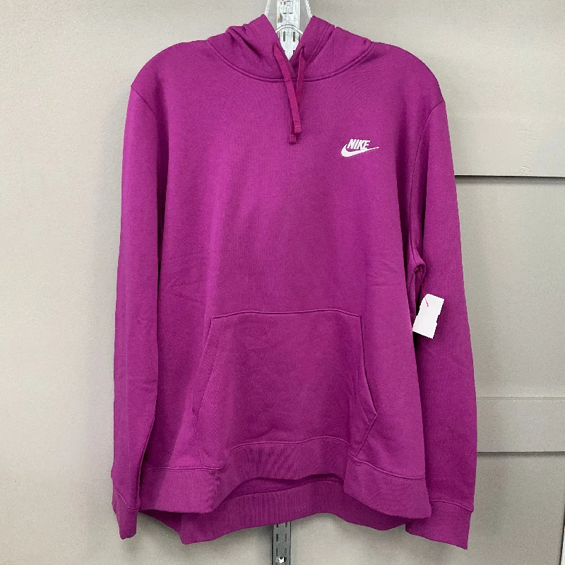 Sweatshirt Hoodie By Nike Apparel In Purple, Size: Xxl Tough Men's Tactical