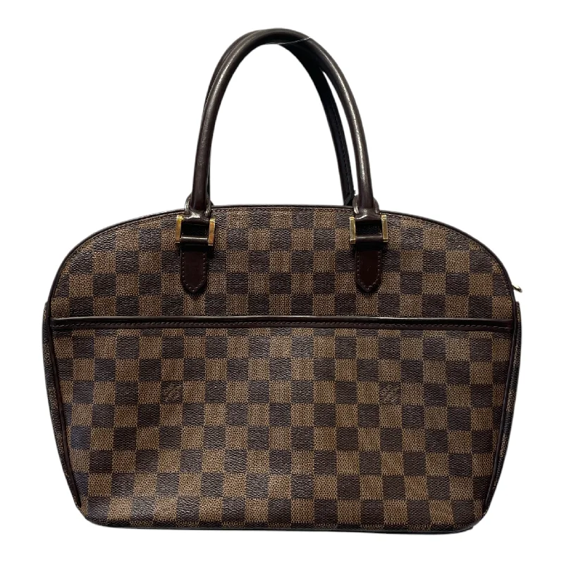 LOUIS VUITTON/Hand Bag/Gingham Check/BRW/SARRIA Polished Men's Silk