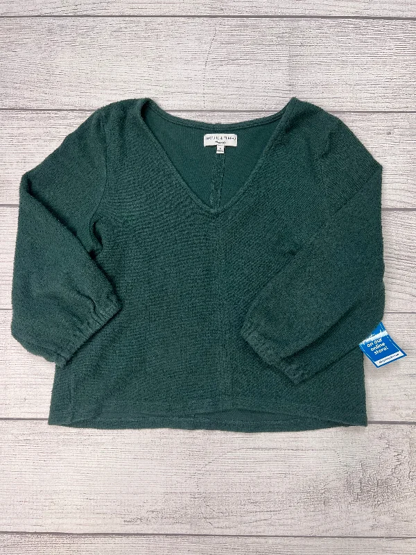 Green Top Long Sleeve Madewell, Size L Athletic Men's High