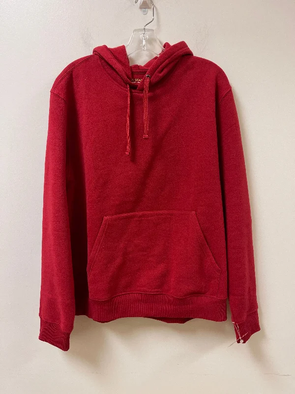 Athletic Sweatshirt Hoodie By Tek Gear In Red, Size: M Dynamic Men's High