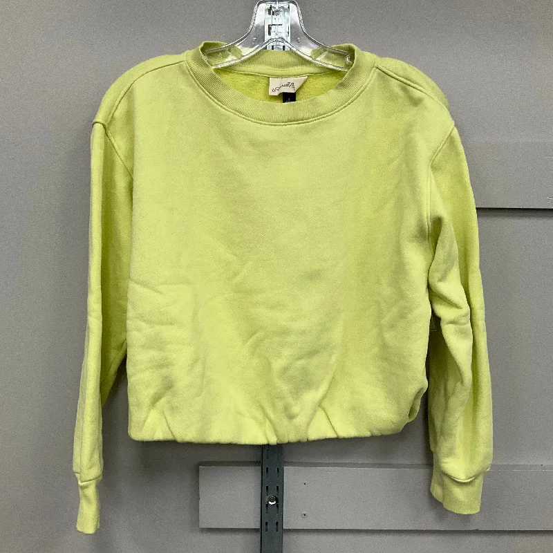 Sweatshirt Crewneck By Universal Thread In Yellow, Size: S Earthy Men's Sustainable 