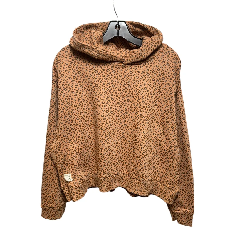 Sweatshirt Hoodie By Simply Southern In Animal Print, Size: L Business