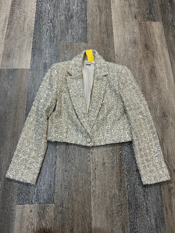 Blazer By Gianni Bini In Gold, Size: 2 Modern Men's Tech