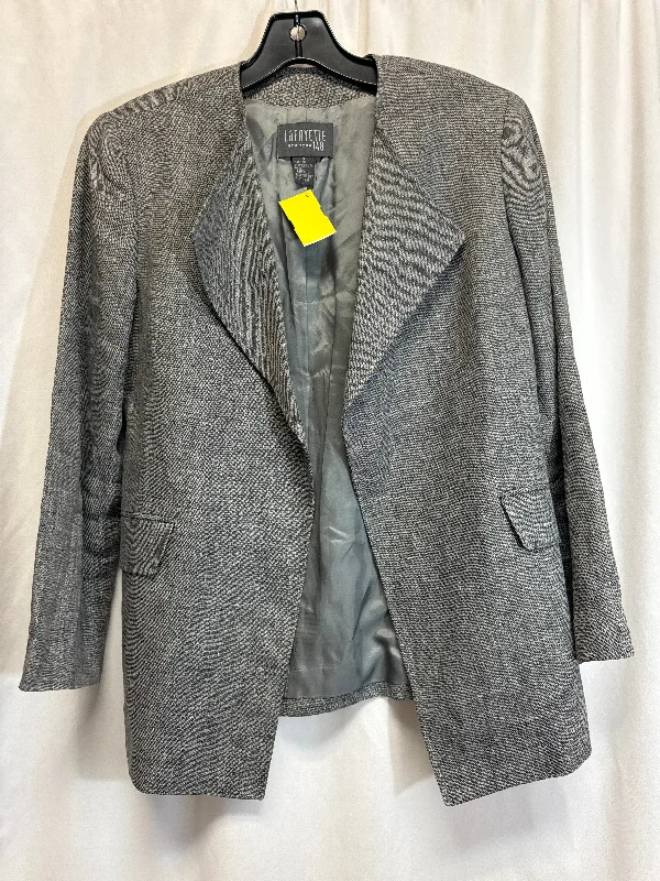 Blazer By Lafayette 148 In Grey, Size: S Athletic Men's Compression