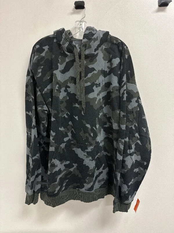 Athletic Sweatshirt Hoodie By Under Armour In Camouflage Print, Size: 2x Relaxed Men's Beach