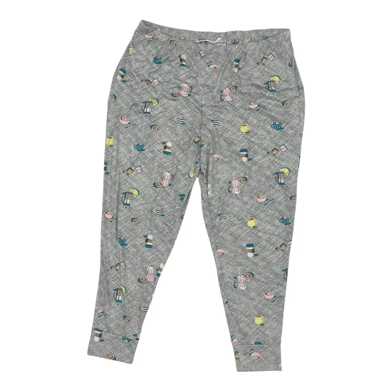 Pajama Pants By Cme In Grey, Size:2X Modern Men's Tech