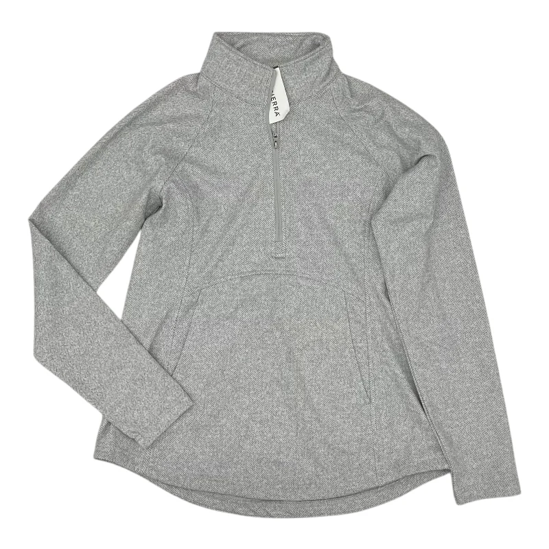 Athletic Sweatshirt Collar By Kyodan In Grey, Size:L Modern Men's 