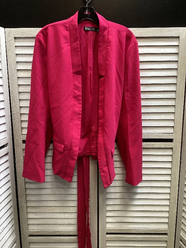 Blazer By New York And Co In Pink, Size: Xl Sleek Men's Metallic