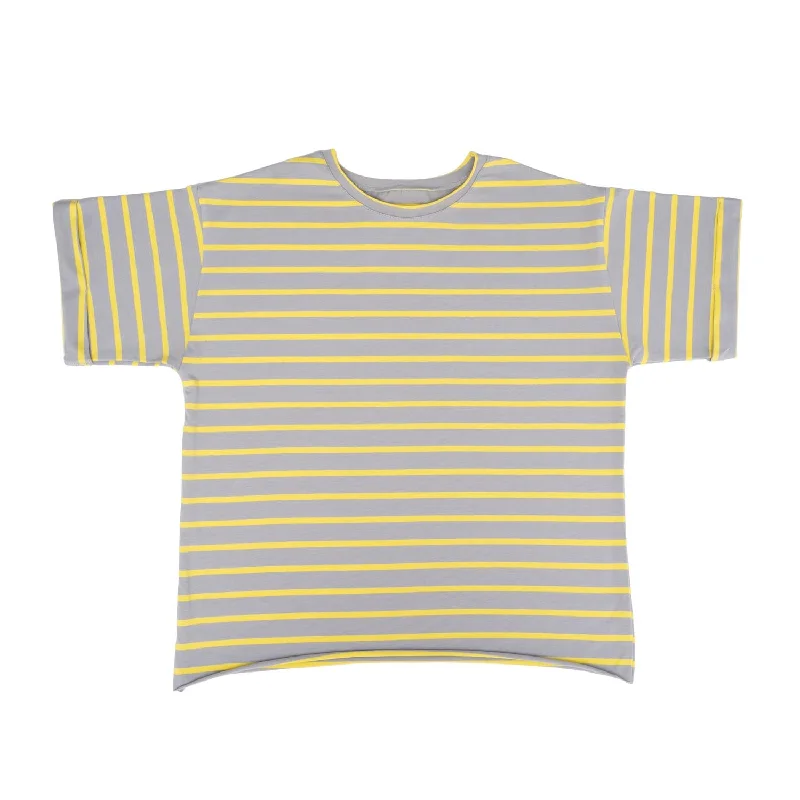 M4B.2.4-Over Long  yellow stripes Bold Men's Statement