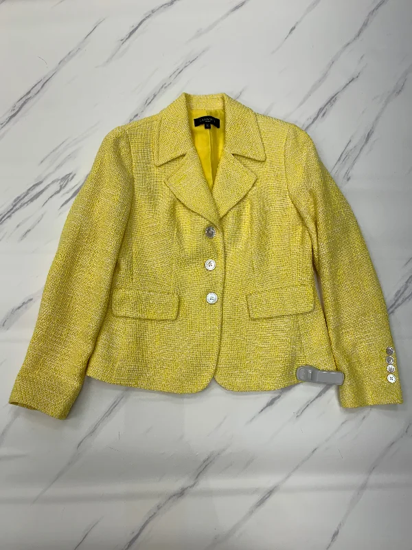 Blazer By Talbots In Yellow, Size: 6petite Dynamic Men's Moto