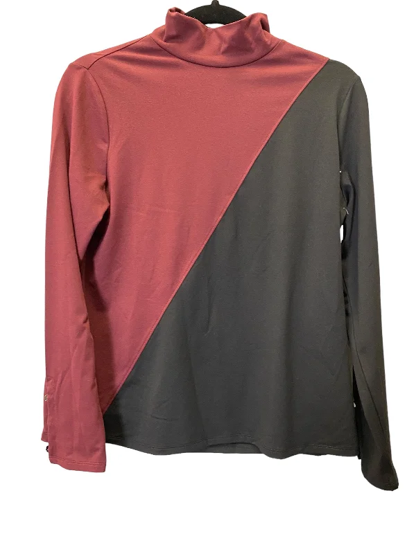 Black & Red Top Long Sleeve Investments, Size S British Gentleman Style