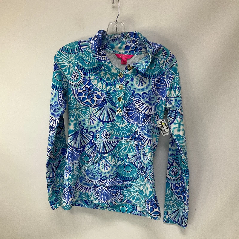 Top Long Sleeve By Lilly Pulitzer In Multi-colored, Size: Xs Vintage Men's 1970S Disco