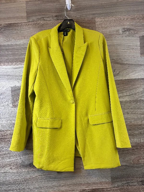 Blazer By Clothes Mentor In Green, Size: L Refined Men's Hand