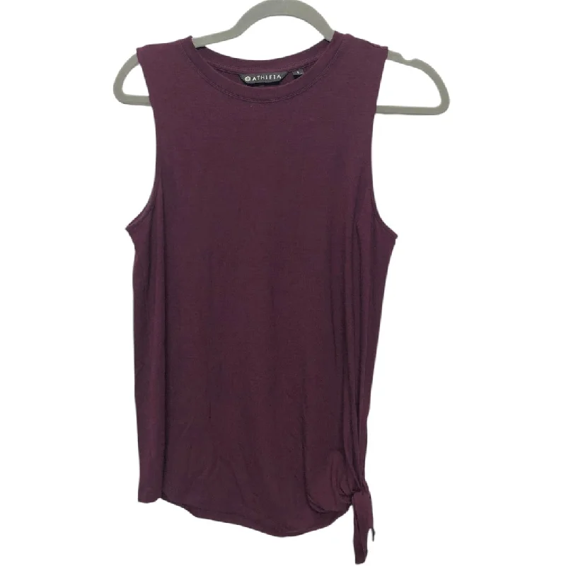 Athletic Tank Top By Athleta In Maroon, Size:S Classic Men's Pin