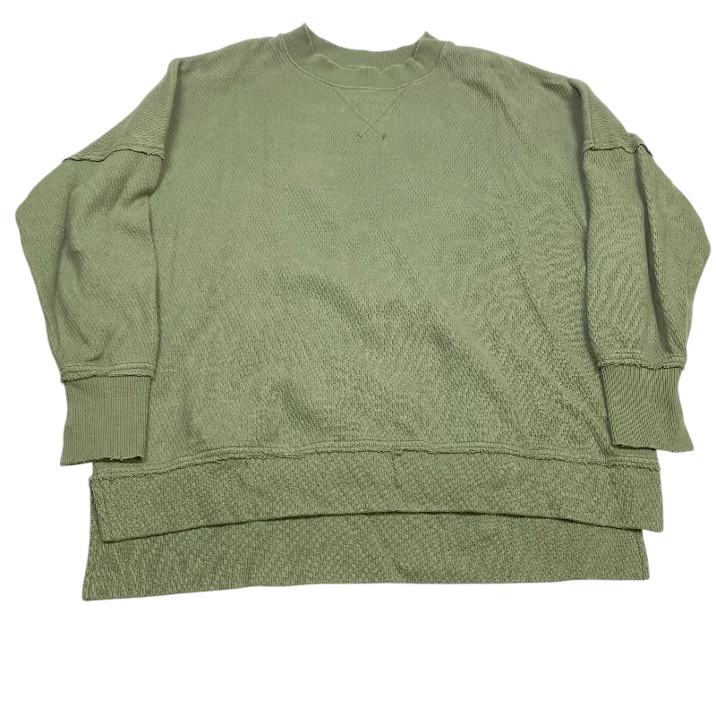 Sweatshirt Crewneck By Aerie In Green, Size: S Laid