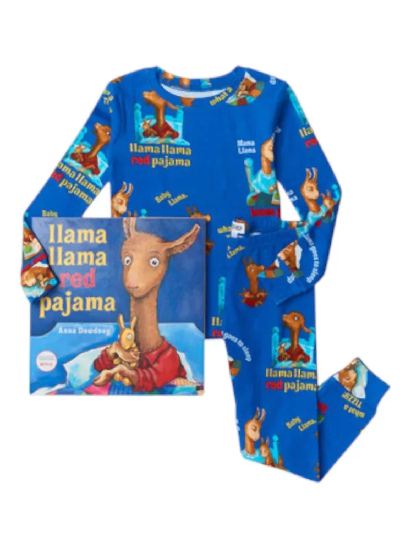 Girls Llama Llama Red Pajama Pajamas In Blue Youthful Men's Anime